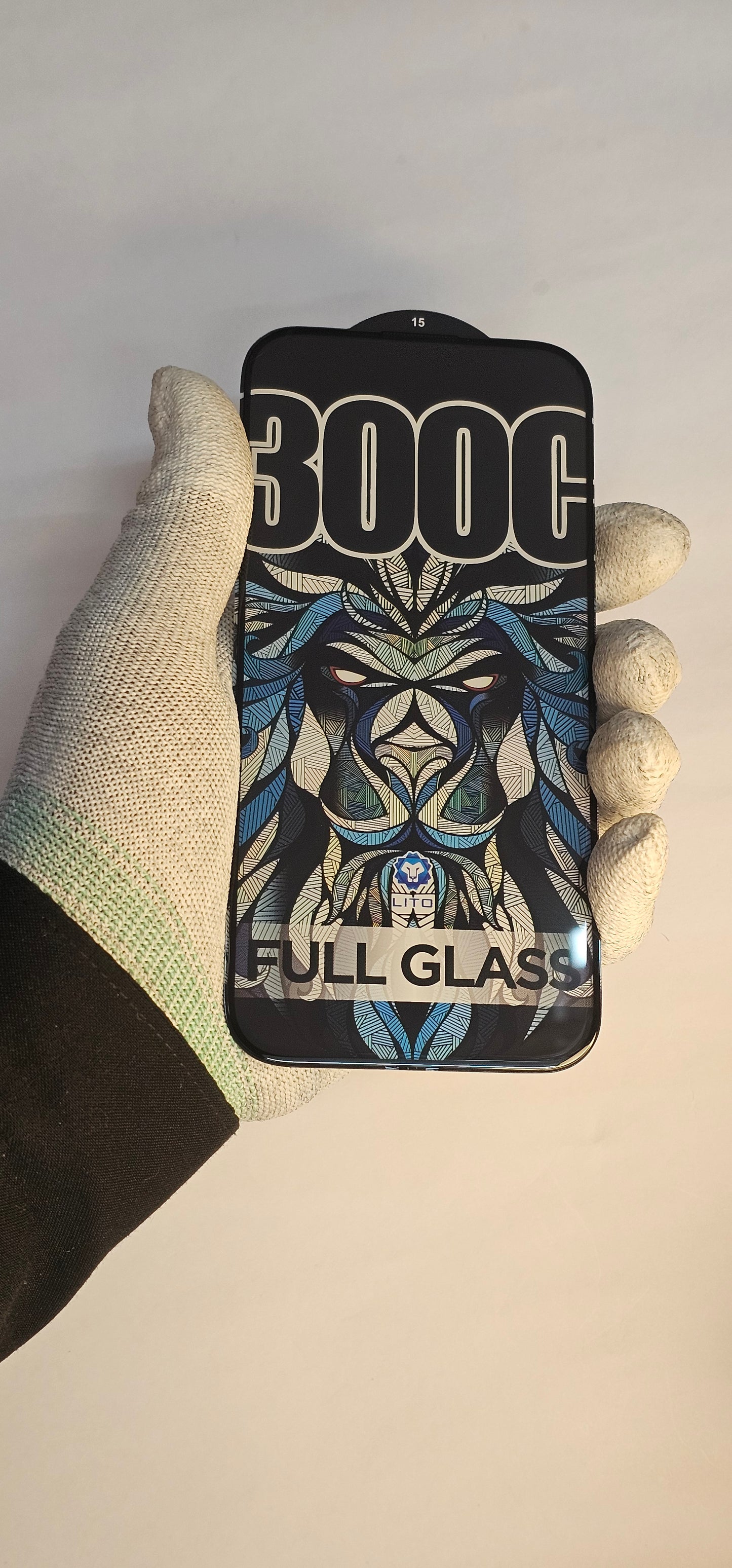 I Phone 15 LITO 300C Full Glass – Premium Tempered Glass