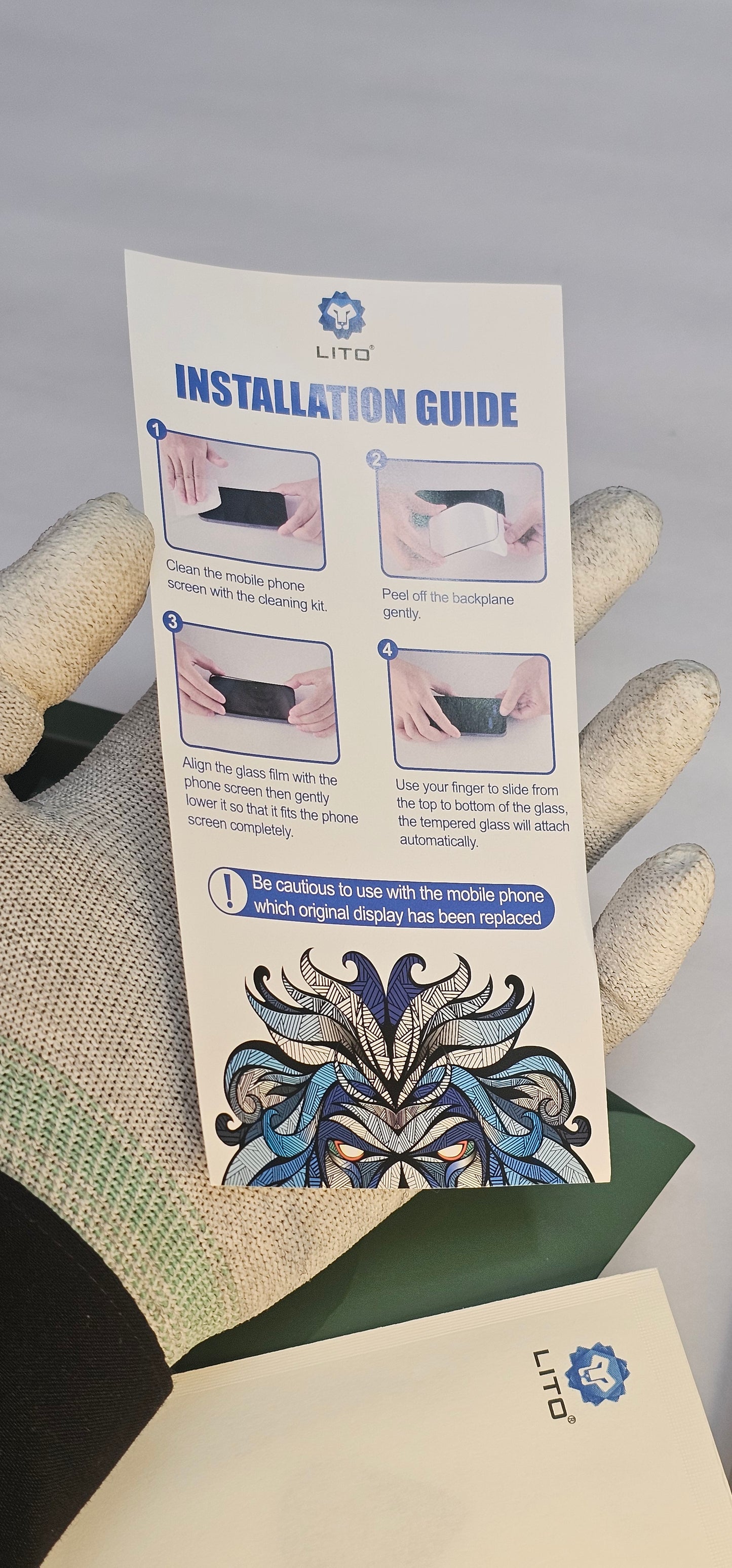 I phone 16 plus LITO Silicon Edge Protection – Tempered Glass Screen Protector