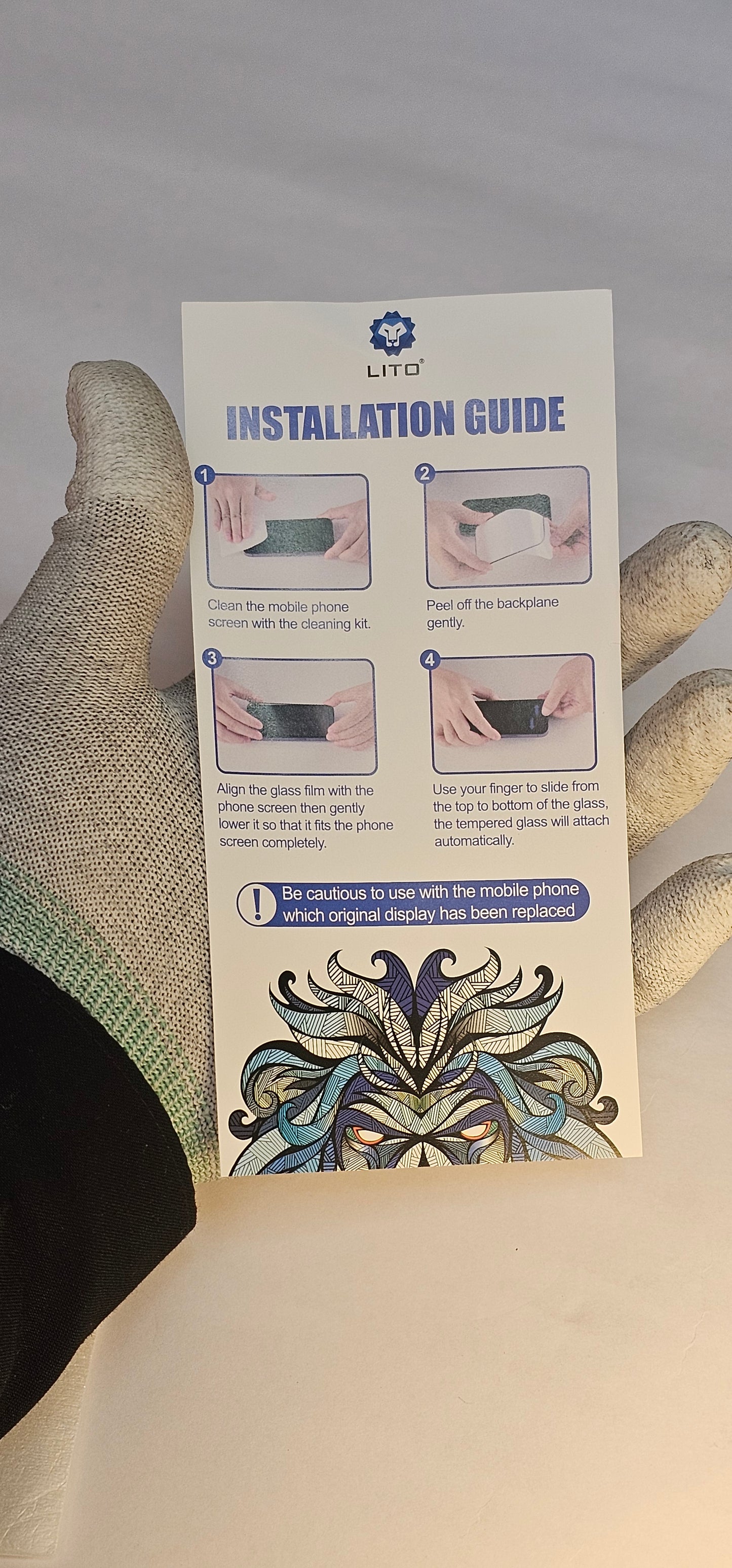 I Phone 13 Pro max and I Phone 14 Plus LITO Silicon Edge Protection – Tempered Glass Screen Protector