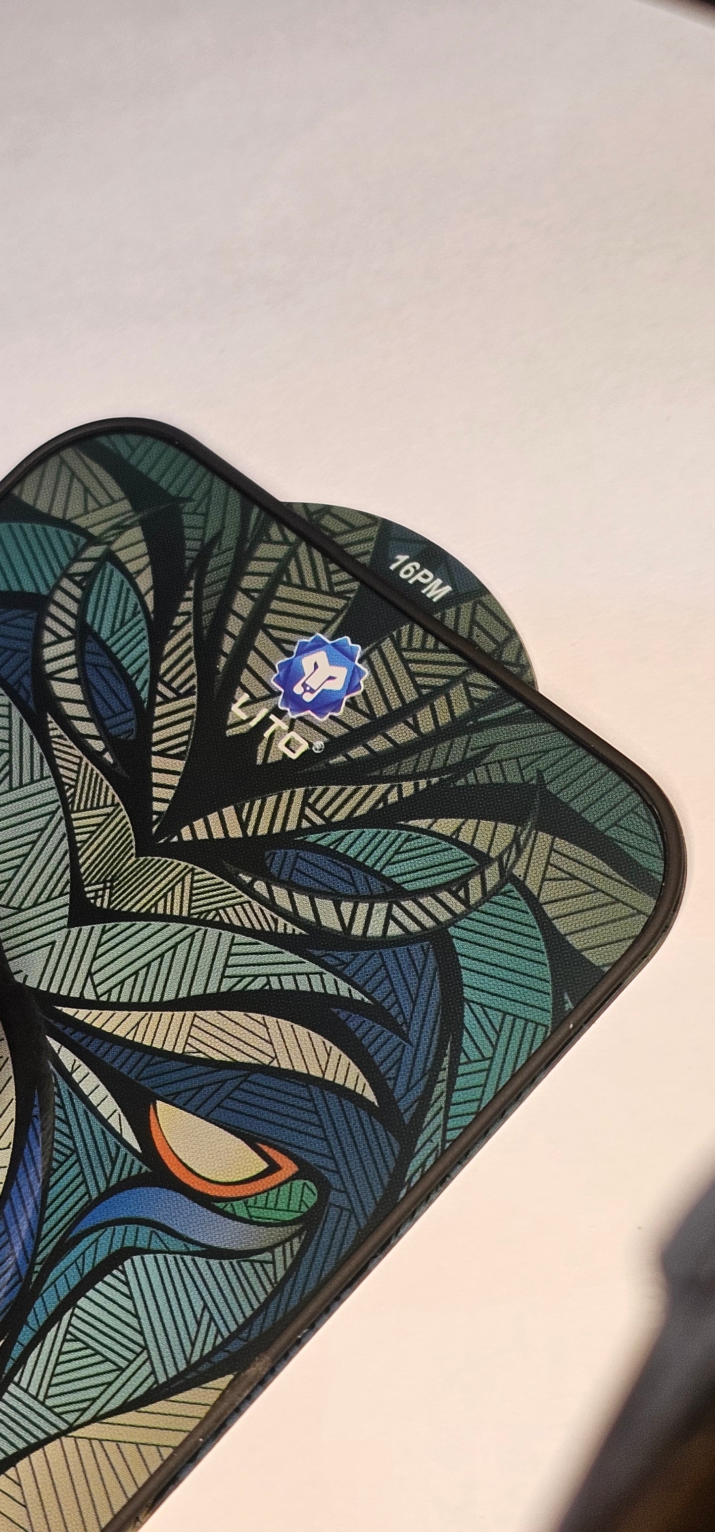 I phone 16 pro max LITO Silicon Edge Protection – Tempered Glass Screen Protector