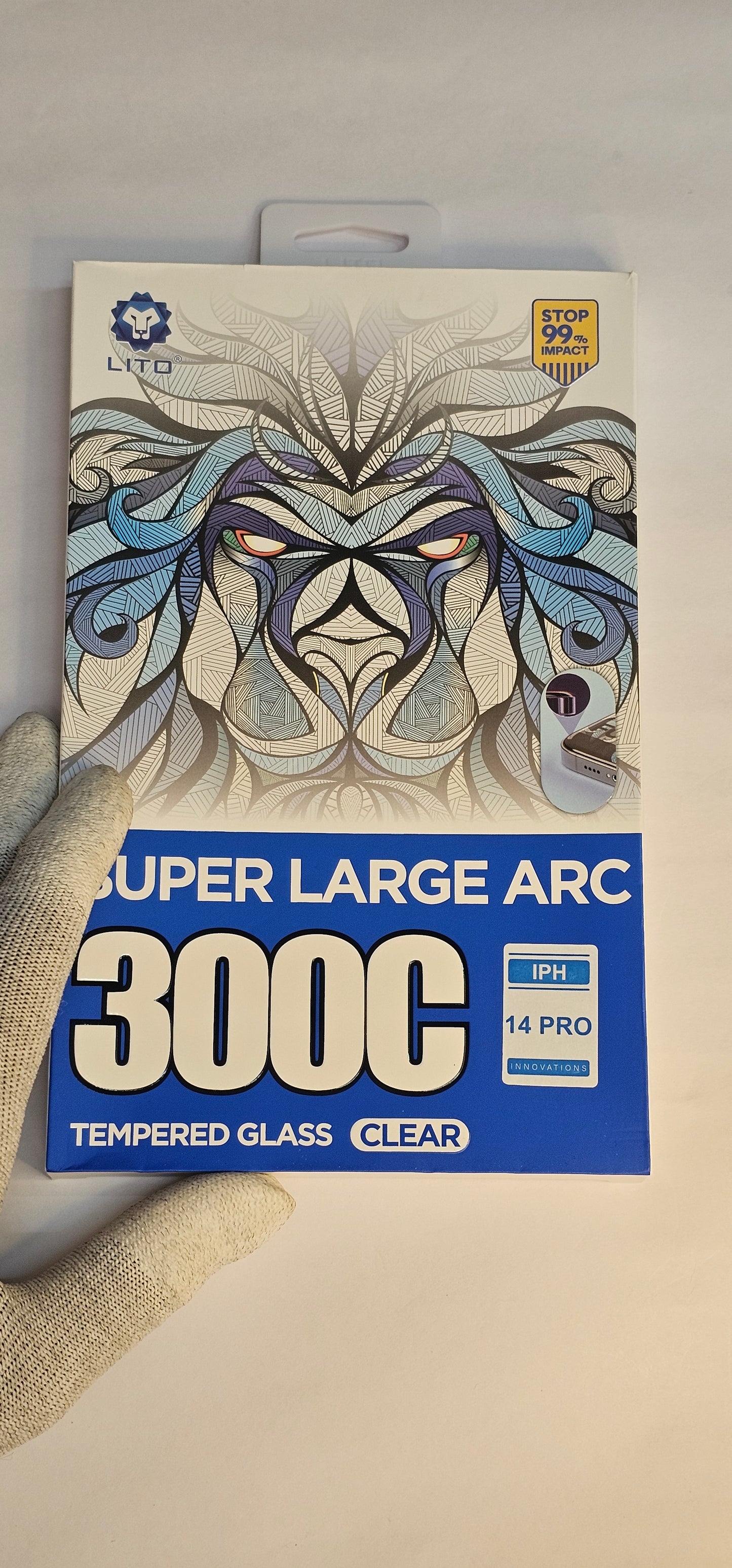 I Phone 14 Pro LITO 300C Full Glass – Premium Tempered Glass