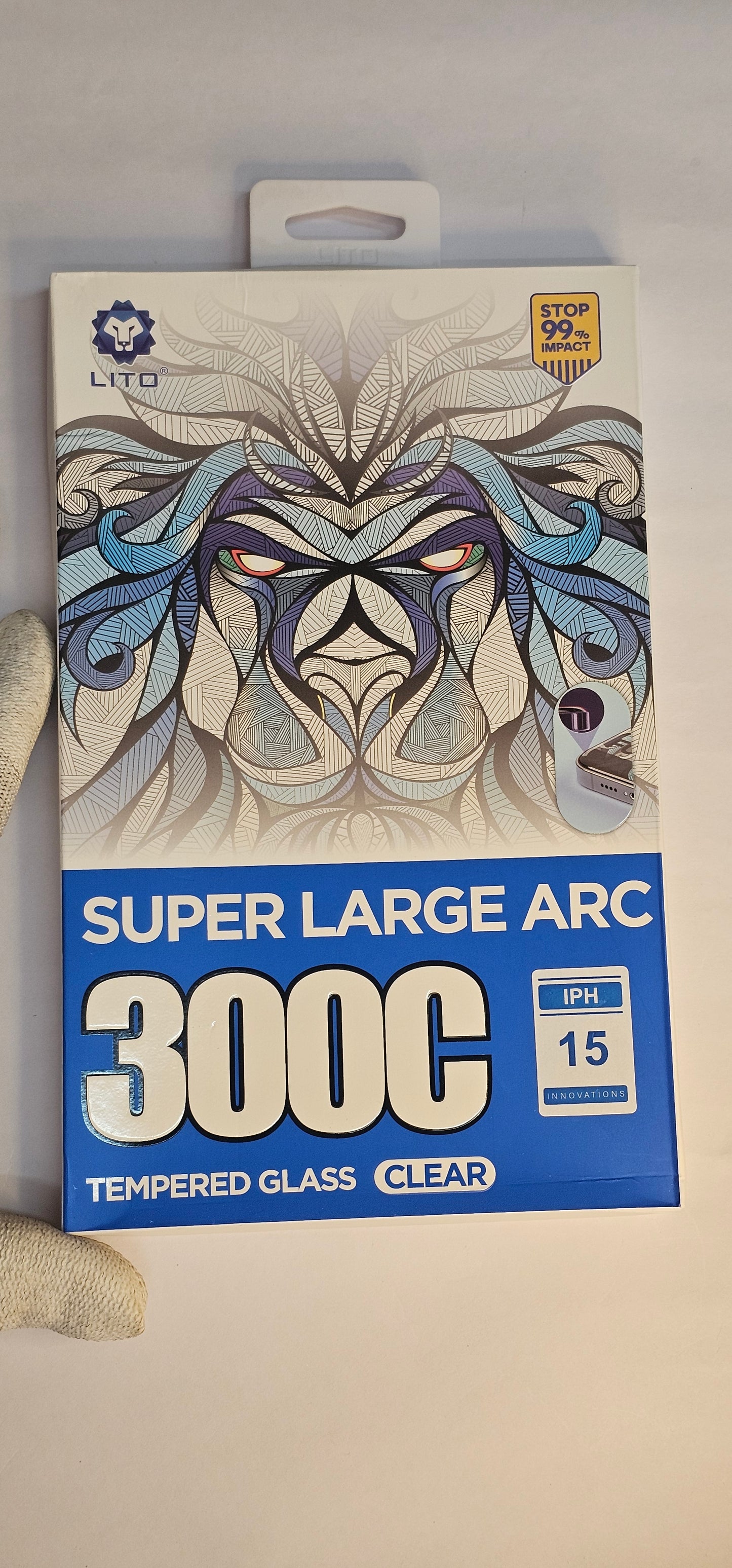 I Phone 15 LITO 300C Full Glass – Premium Tempered Glass