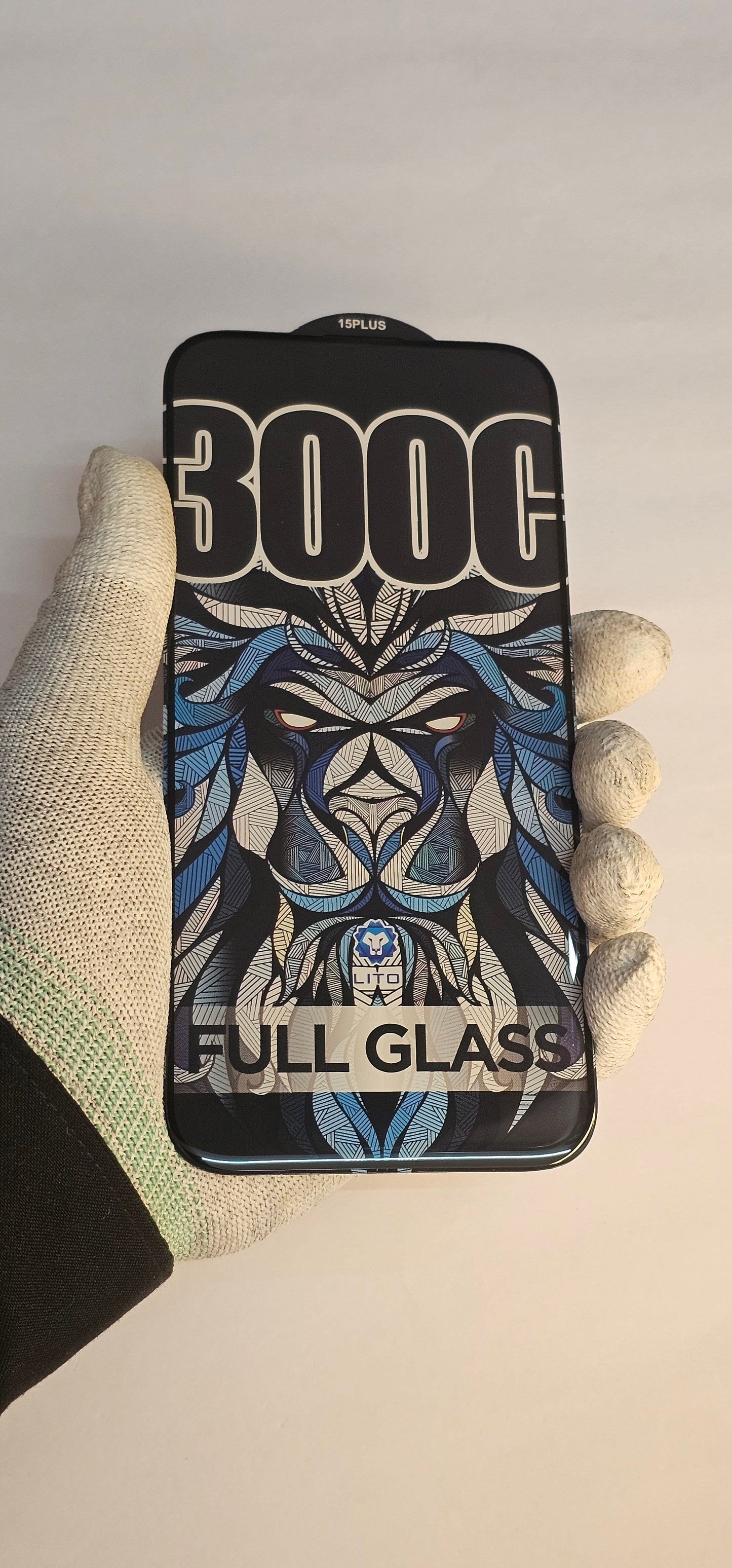 I Phone 15 PlusLITO 300C Full Glass – Premium Tempered Glass