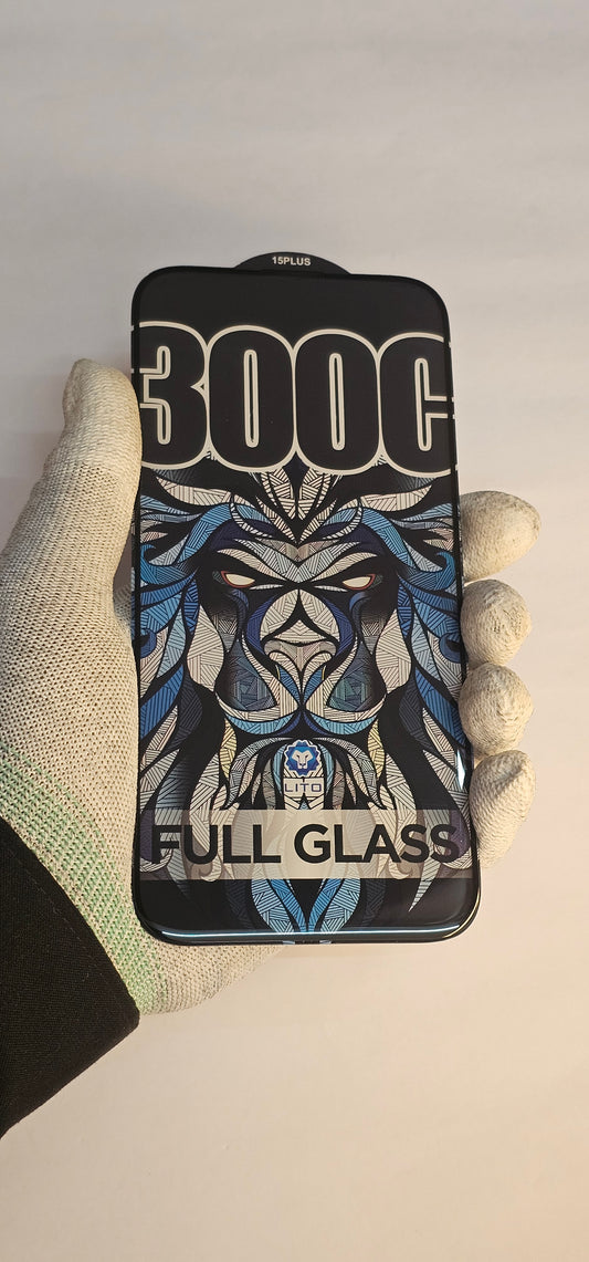 I Phone 15 PlusLITO 300C Full Glass – Premium Tempered Glass