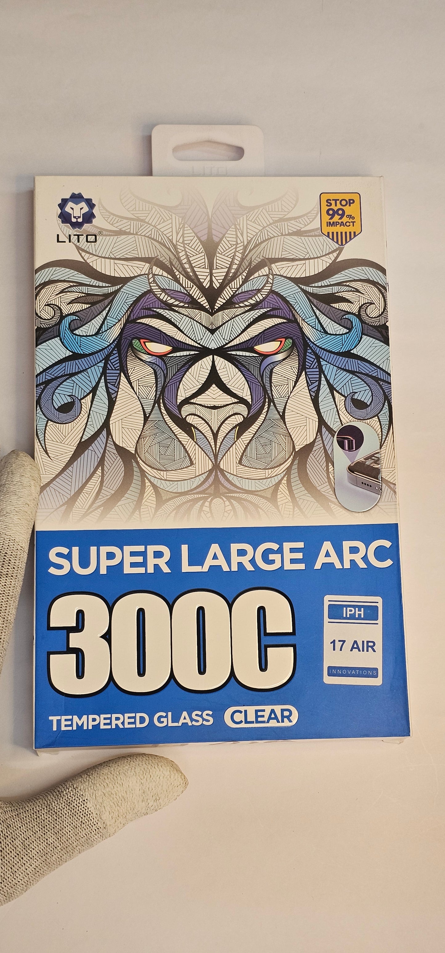 I Phone 17 Air LITO 300C Full Glass – Premium Tempered Glass