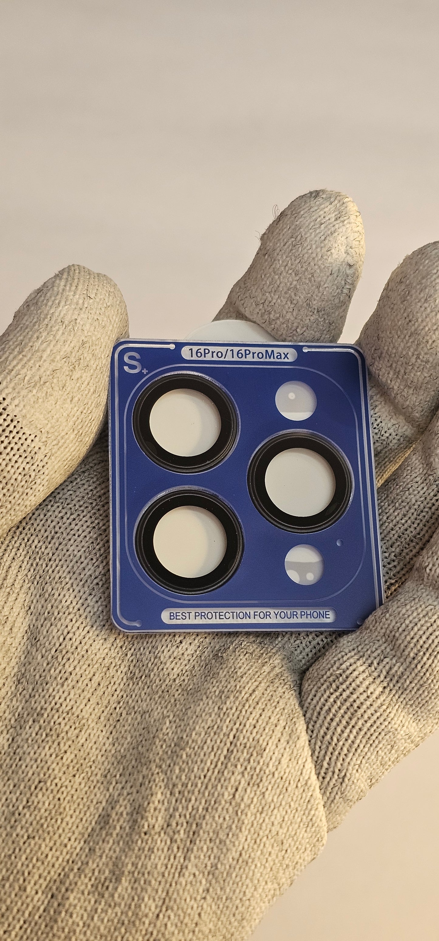 I Phone 16 Pro &16 Pro Max Black  LITO Camera Lens Protector