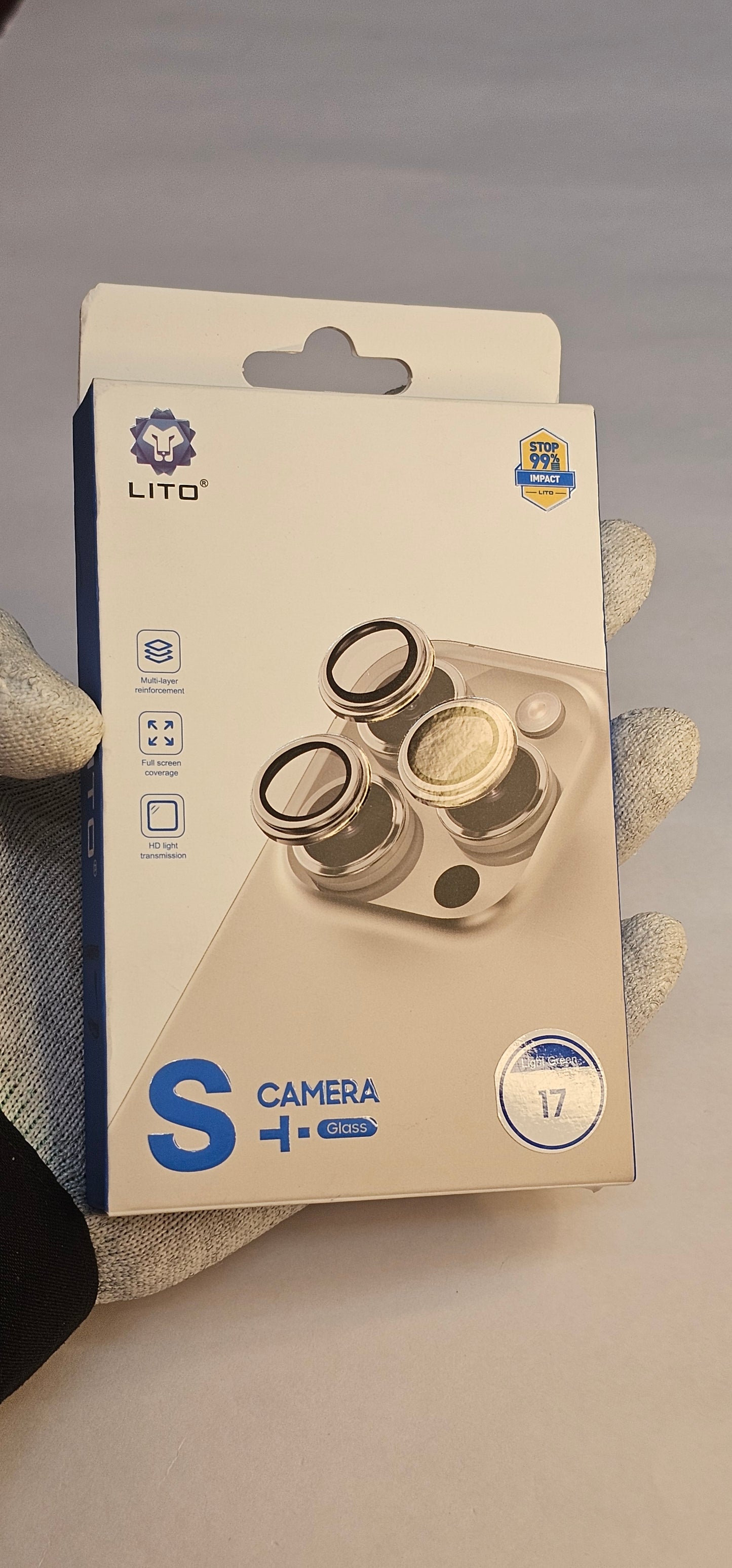 I Phone 17 Light Green LITO Camera Lens Protector