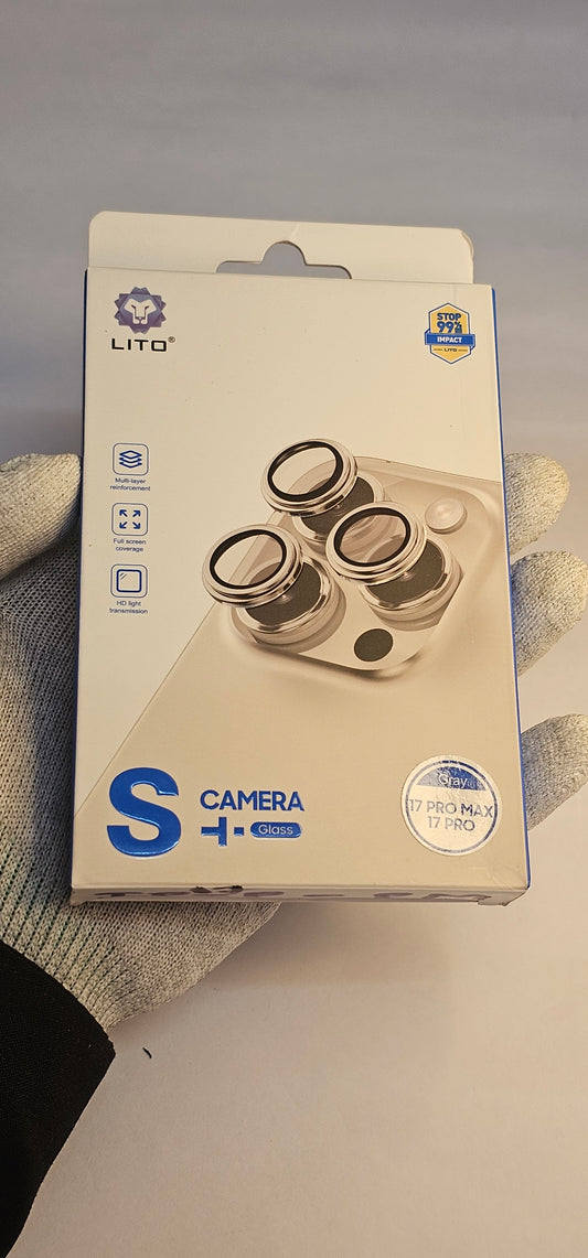I Phone 17 pro & 17 Pro Max GrayLITO Camera Lens Protector