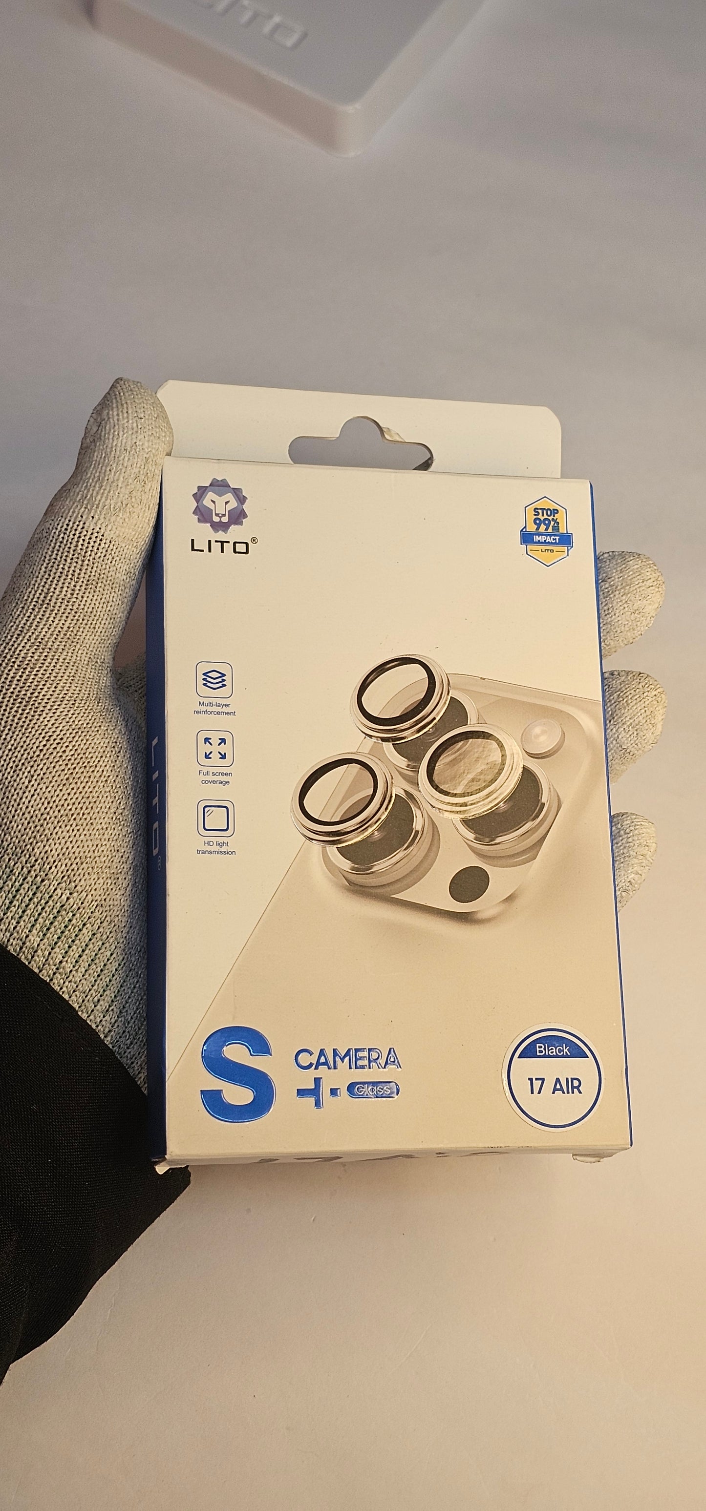 I Phone 17 Air Black LITO Camera Lens Protector