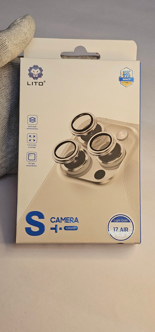 I Phone 17 Air Light Gold LITO Camera Lens Protector