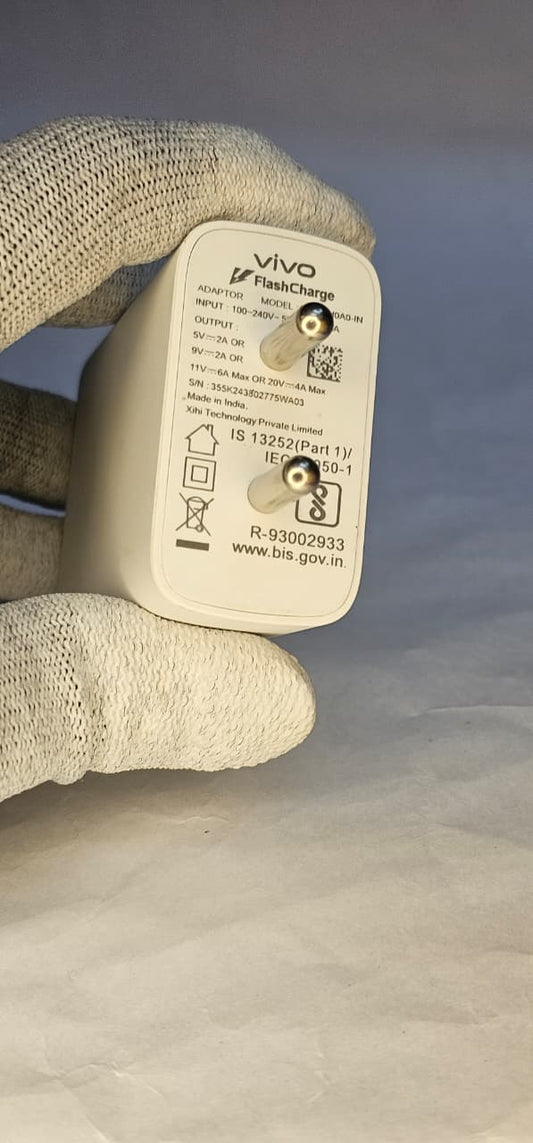 Vivo 80wt Adapter Original 6 Months Original