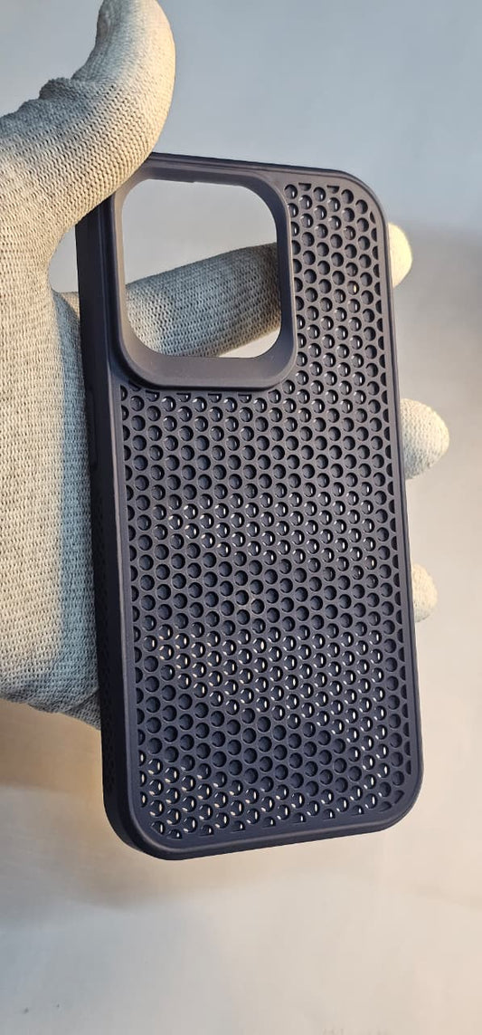 I phone 15 pro jali blue back case premium and protection