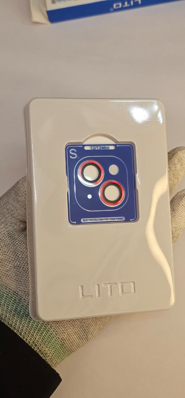 I Phone 13, ,13 Mini Red  LITO Camera Lens Protector