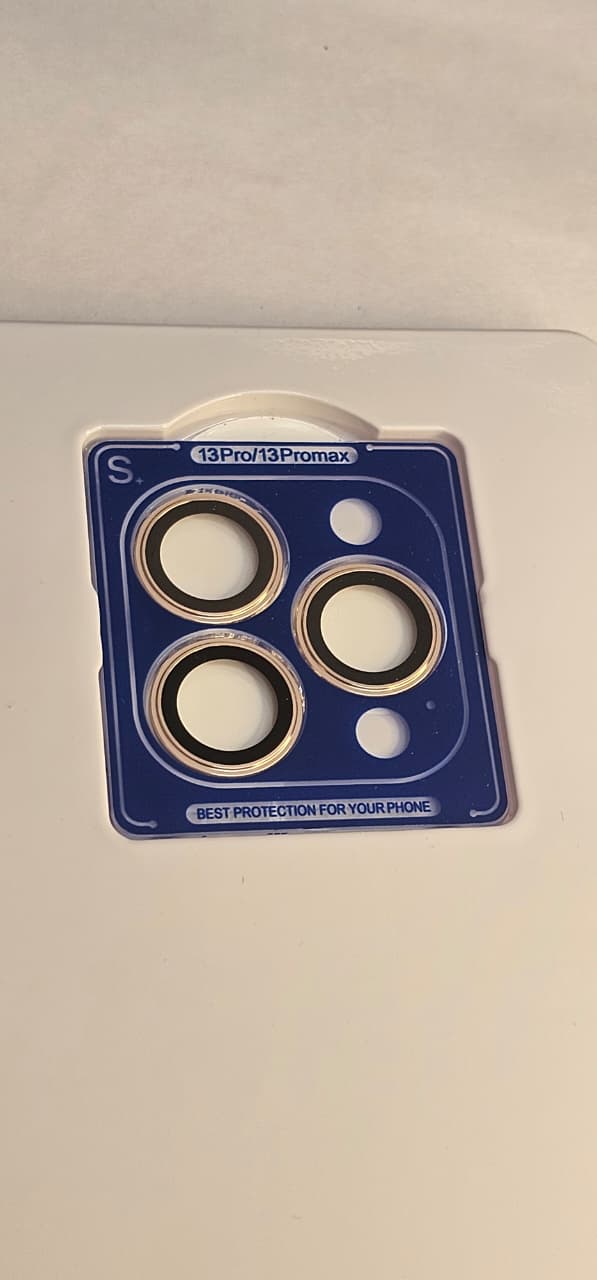 I Phone 13 Pro 13 Pro Max Gold  LITO Camera Lens Protector