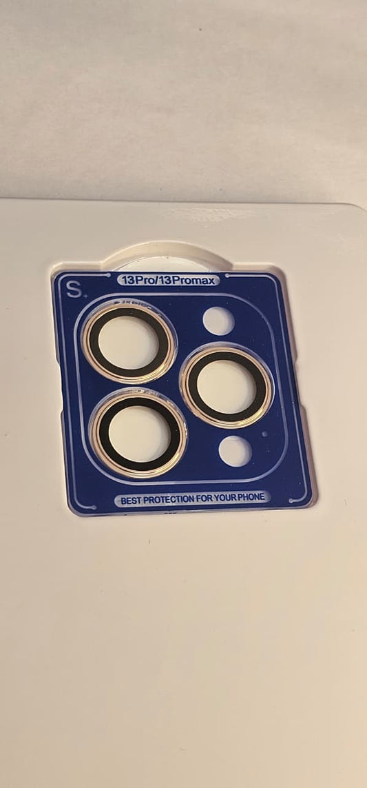 I Phone 13 Pro 13 Pro Max Gold  LITO Camera Lens Protector