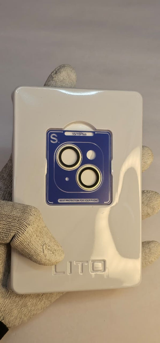 I Phone 15 15 Plus Yellow  LITO Camera Lens Protector