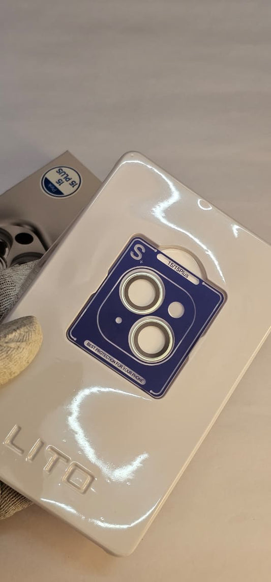 I Phone 15 15 Plus Pink LITO Camera Lens Protector