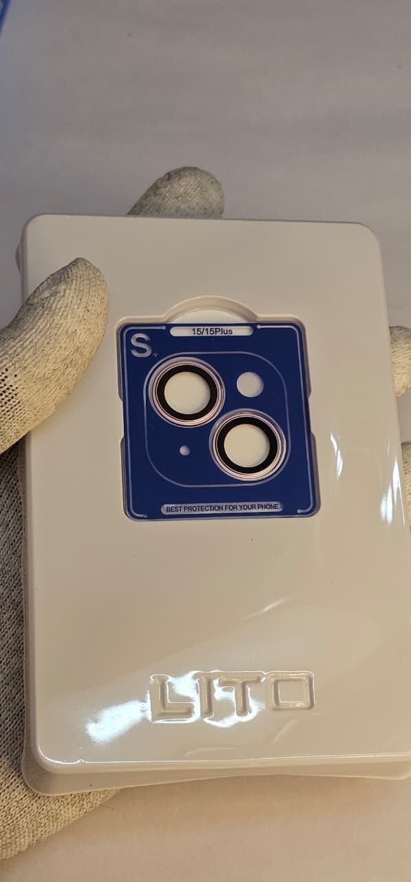 I Phone 15 15 Plus Green LITO Camera Lens Protector