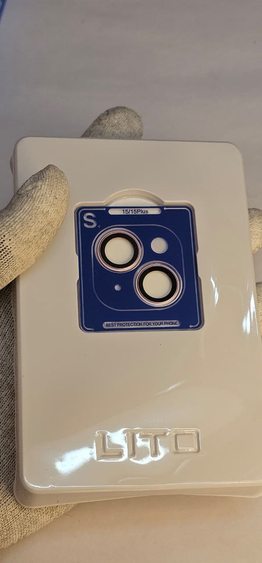 I Phone 15 15 Plus Green LITO Camera Lens Protector