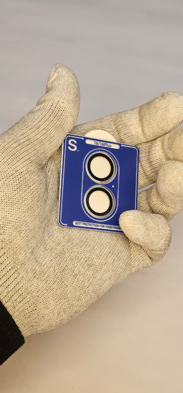 I Phone 16 16 Plus   White  LITO Camera Lens Protector