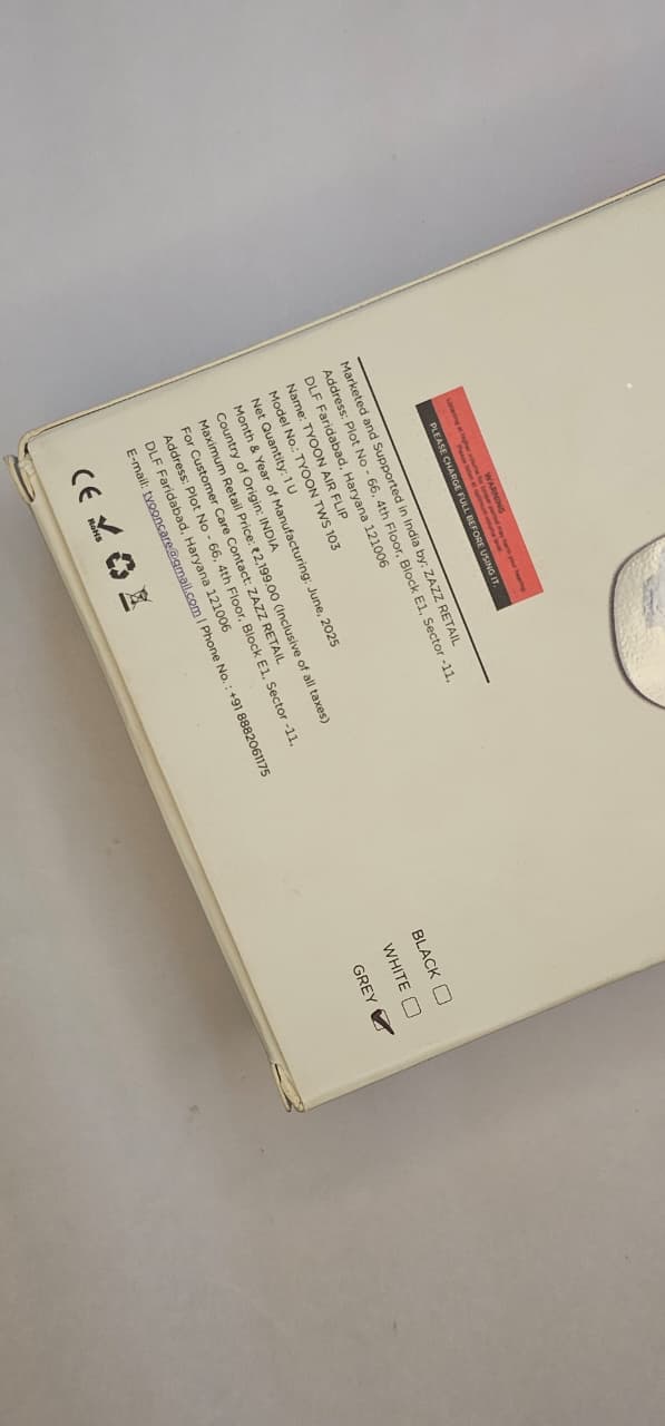 Tyoon Air Flip Earbuds