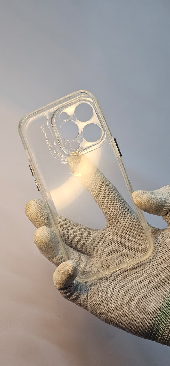I phone 14 pro mobile Transprent back case premium