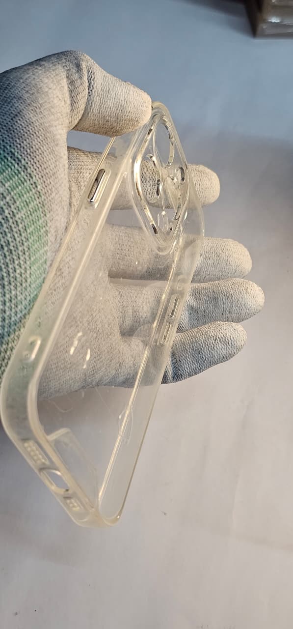 I phone 15  pro back  transrent case premium and protection