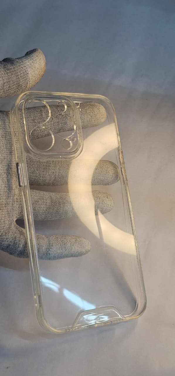 I phone 15 Pro max Transprent back case premium and protection