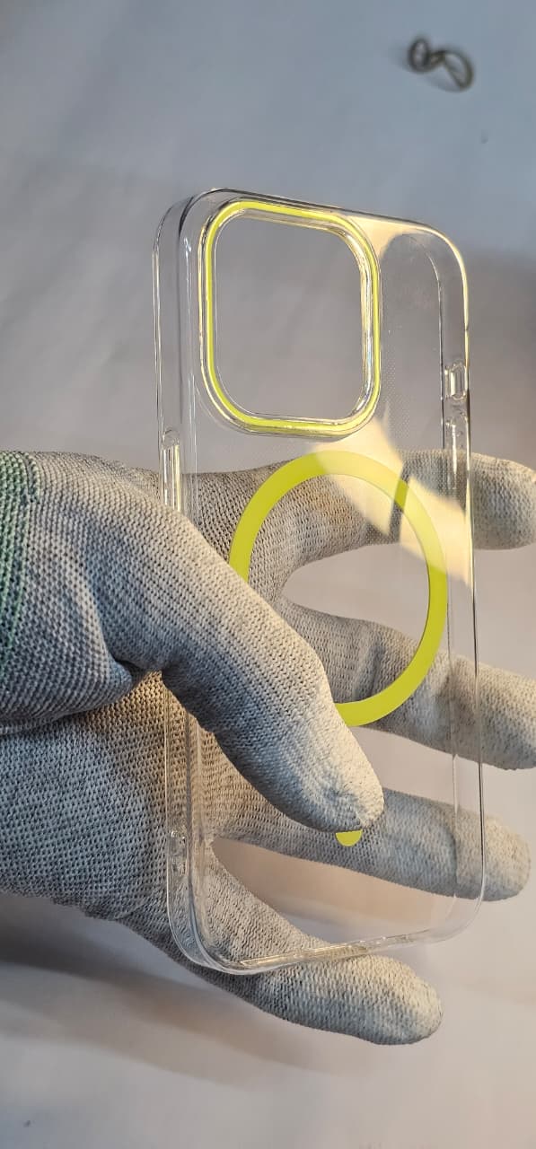 I phone 15 Pro Non Yellow back case premium and protection