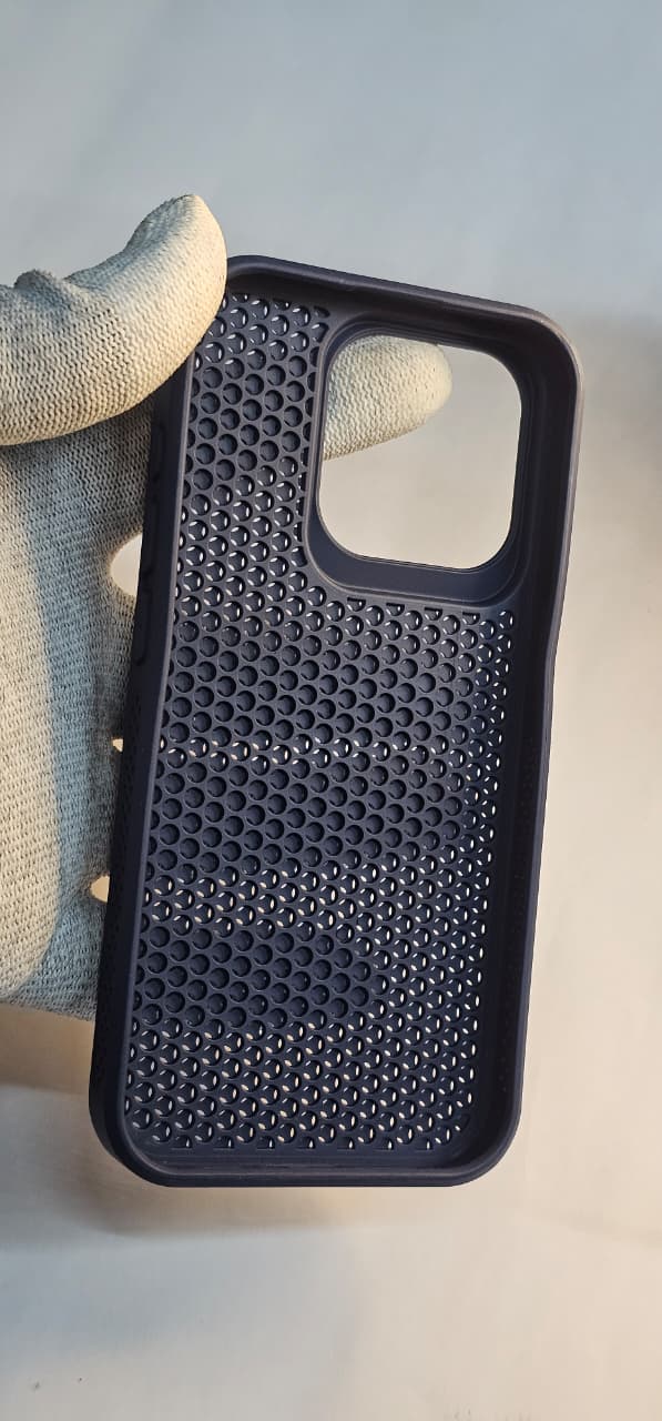 I phone 15 pro jali blue back case premium and protection