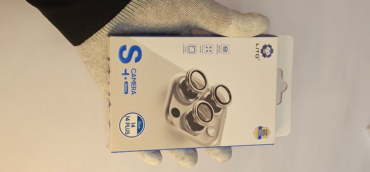I Phone 14  14 Plus Blue LITO Camera Lens Protector