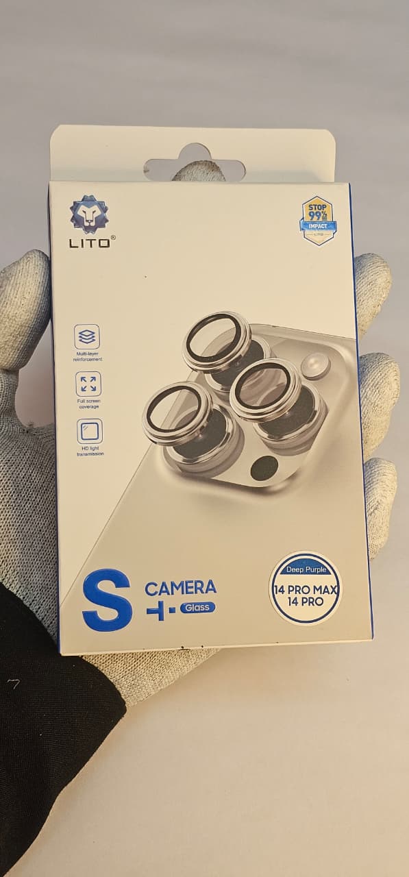 I Phone 14 Pro 14 Pro Max  Deep Purple  LITO Camera Lens Protector