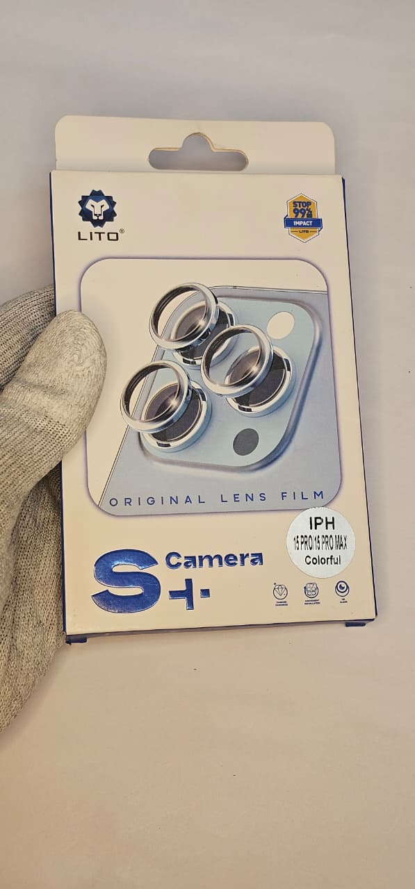 I Phone 15 Pro 15 Pro Max  Colourfull  LITO Camera Lens Protector