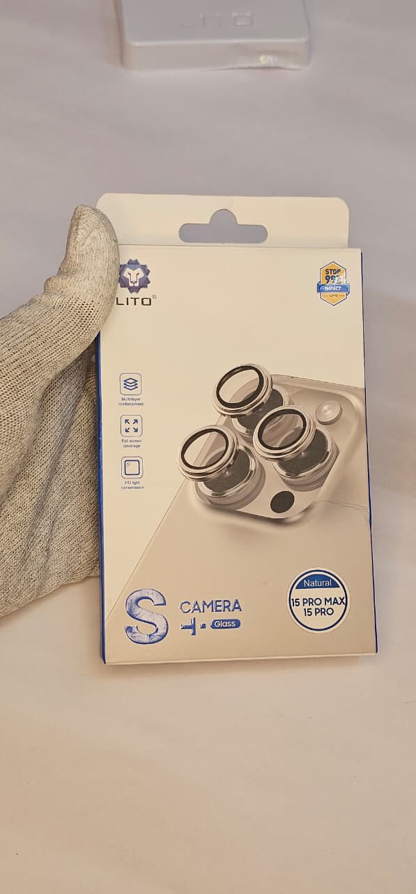 I Phone 15 Pro 15 Pro Max  Natural  LITO Camera Lens Protector